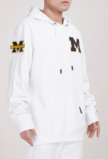 Pro Standard Michigan Wolverines Men's Classic Pullover Hoodie - White