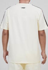 Pro Standard Cleveland Browns Men's Classic Retro Striped Short Sleeve Tee - Eggshell Pro Standard Cleveland Browns Men's Classic Retro Striped Short Sleeve Tee - Eggshell