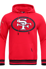 Pro Standard San Francisco 49ers Men's Retro Classic Fleece Pullover Hoodie - Red