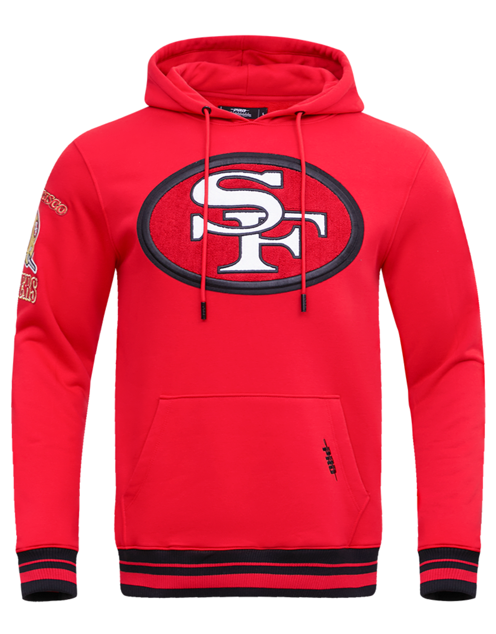 Pro Standard San Francisco 49ers Men's Retro Classic Fleece Pullover Hoodie - Red