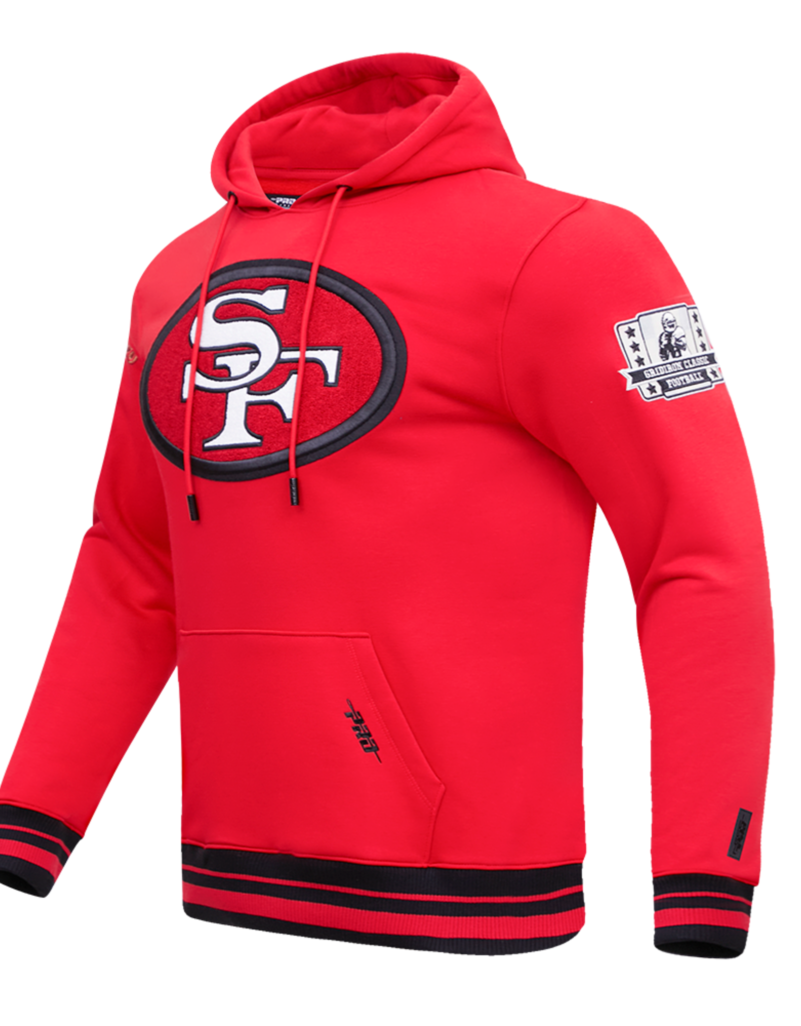 Pro Standard San Francisco 49ers Men's Retro Classic Fleece Pullover Hoodie - Red