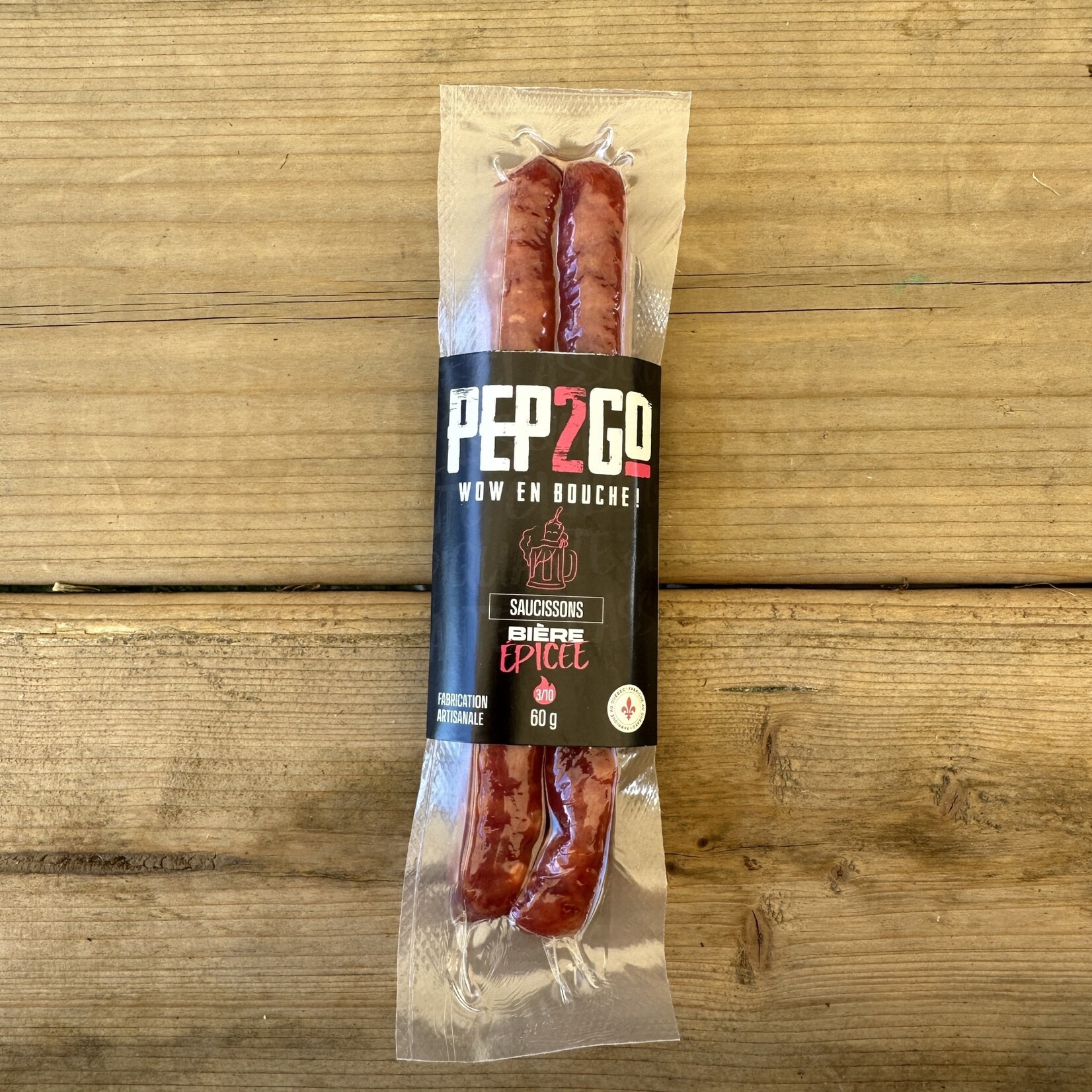 Pep2go Saucisson Pep2go - Bière Épicée