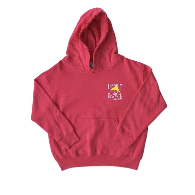 Youth Hooded Vintage Hot Pink