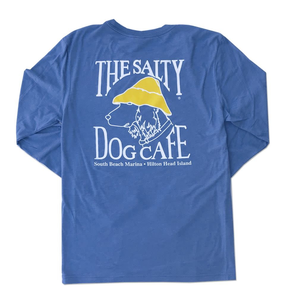 Triblend L/S Vintage Royal Salty Dog TShirt Factory