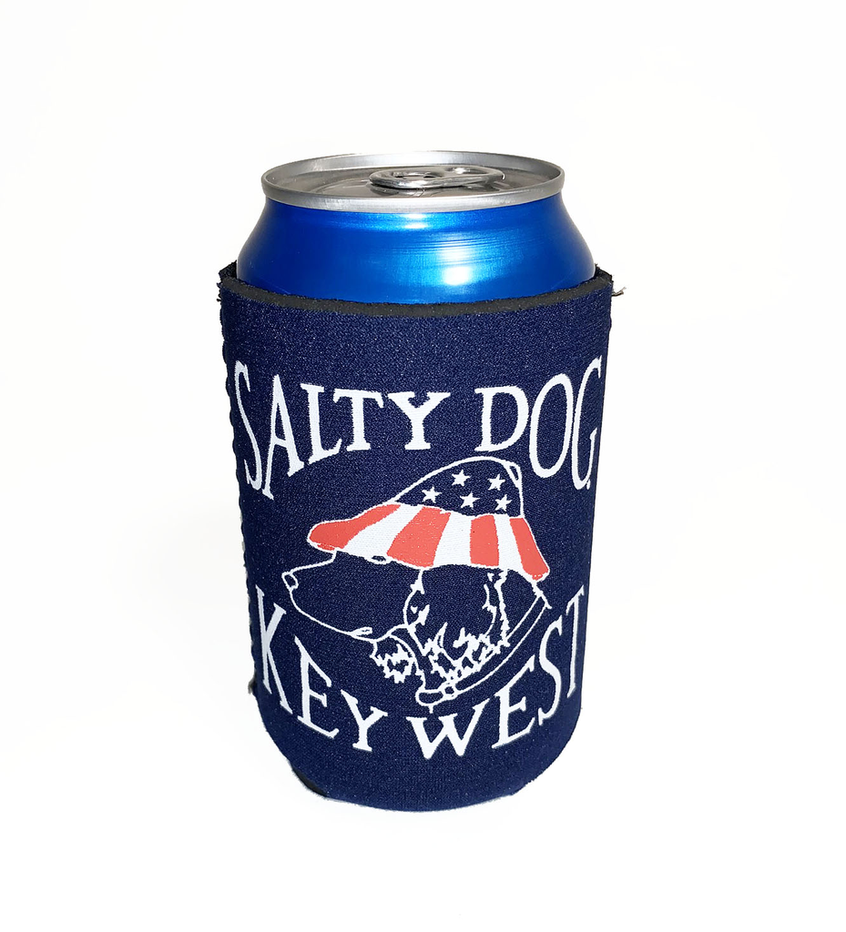 Can Holder Key West Patriot Dog, Navy Salty Dog TShirt Factory