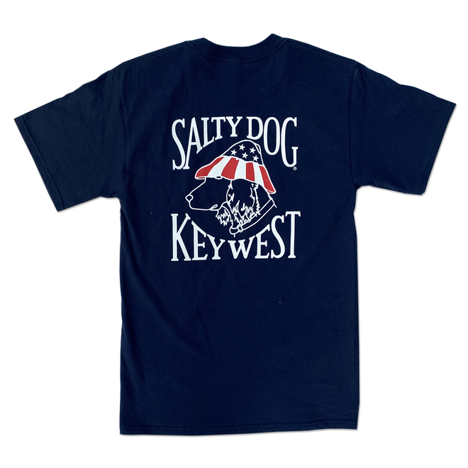 Key West Patriot Dog S/S Navy