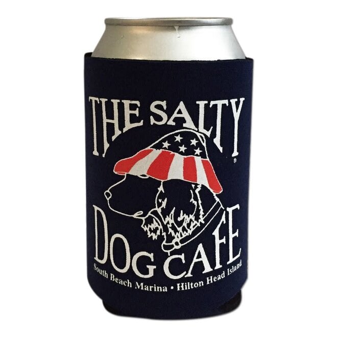 Can Holder - Patriot Dog, Navy