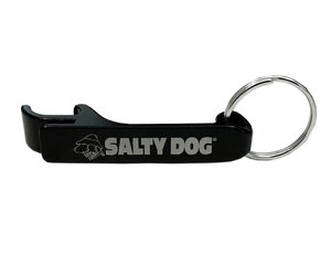 Key Chain - Aluminum - Black - Salty Dog T-Shirt Factory