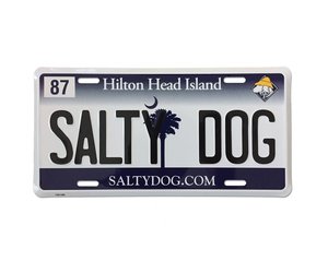 License Plate, WH/NY, SC Salty Dog T-Shirt Factory