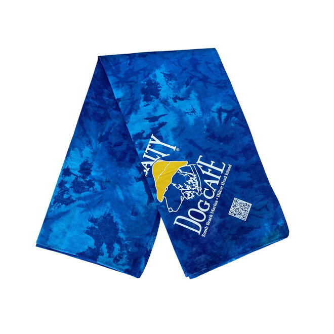 Bandana Blue Tie-Dye Large (20-80lbs)