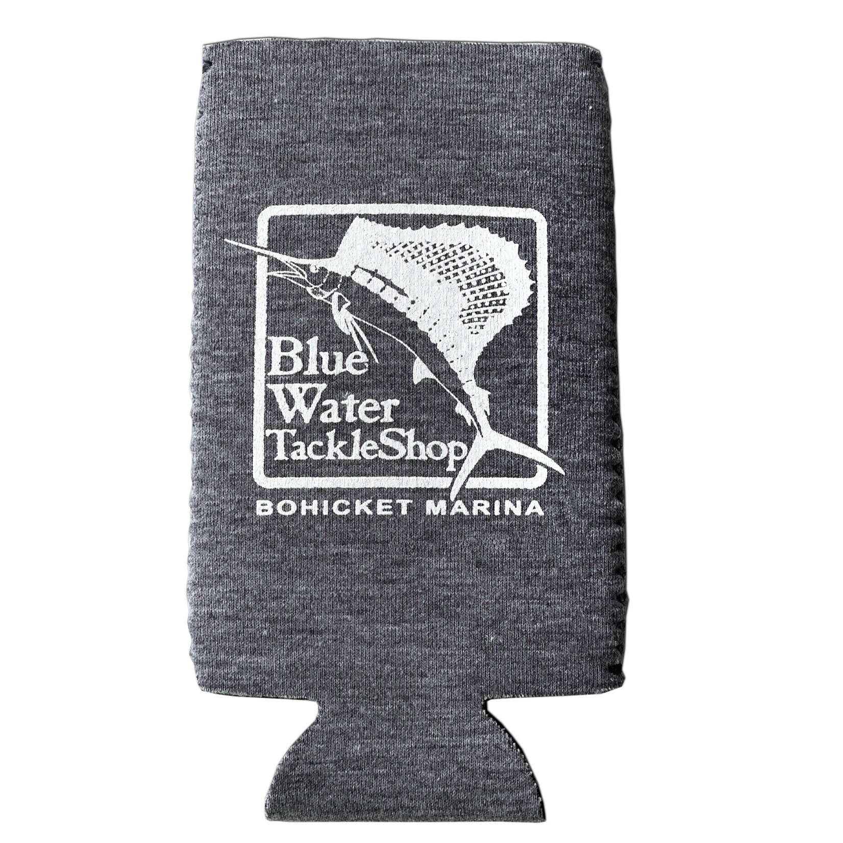 Blue Water Bohicket Slim Can Holder, Hthr Charcoal