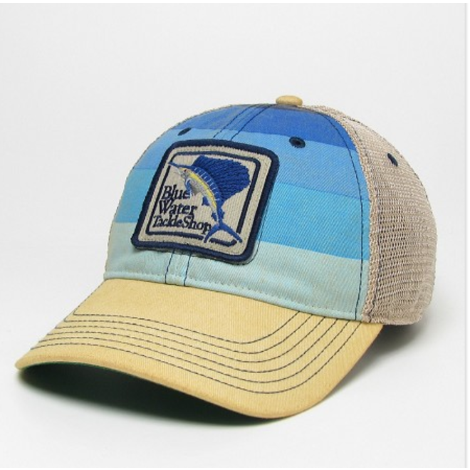 BW Hat - Old Favorite Trucker, Blue Stripe