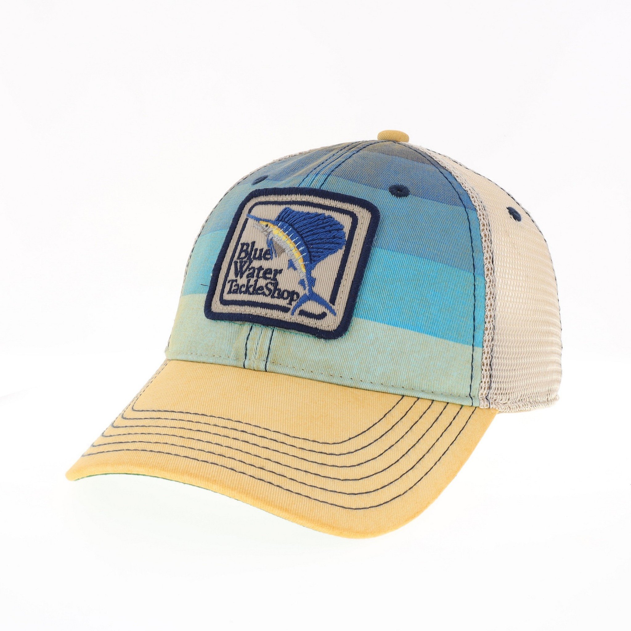 BWB Hat - Old Favorite Trucker, Blue Stripe