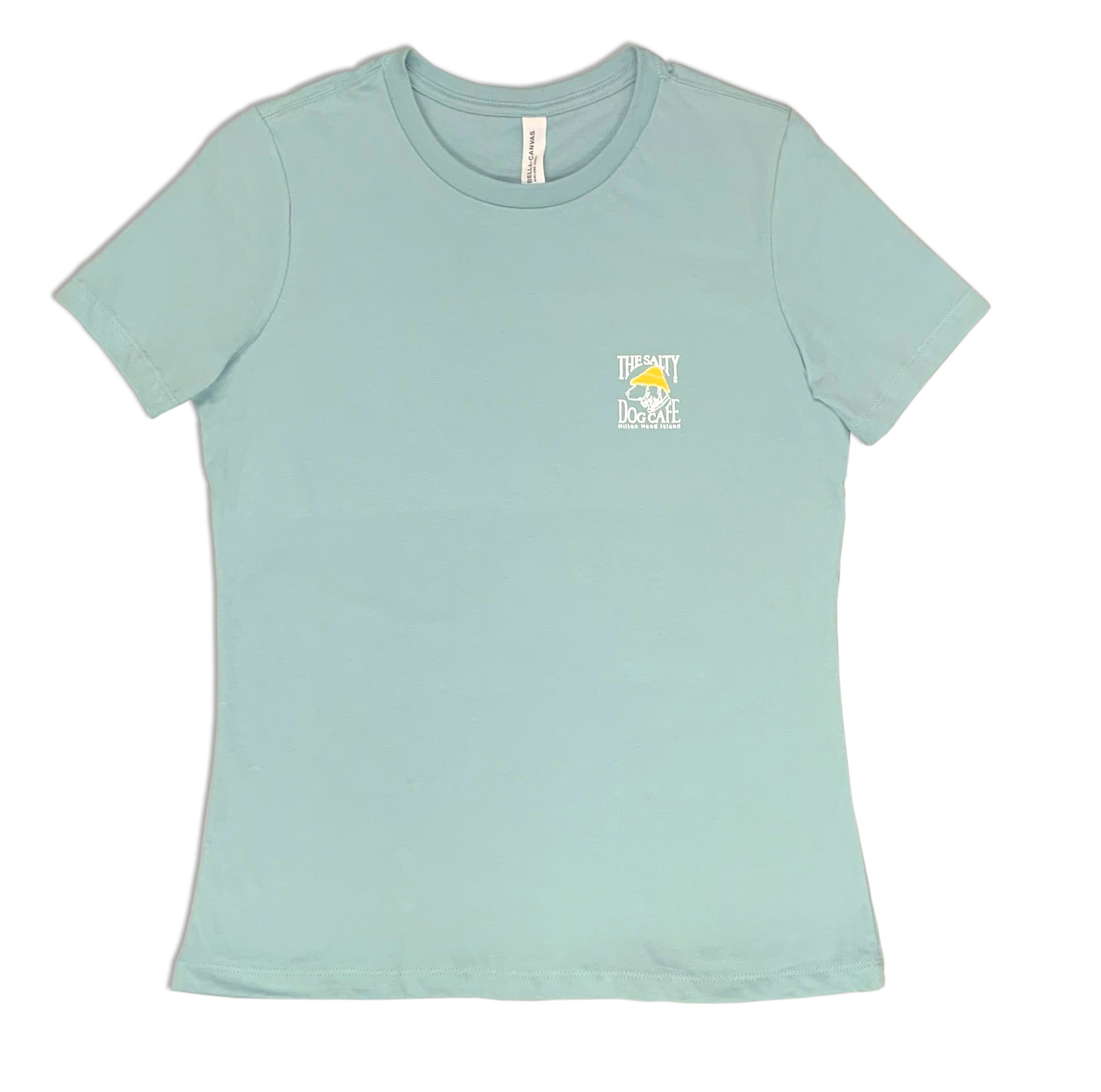 Women's Relaxed Fit T Dusty Blue - Salty Dog T-Shirt Factory