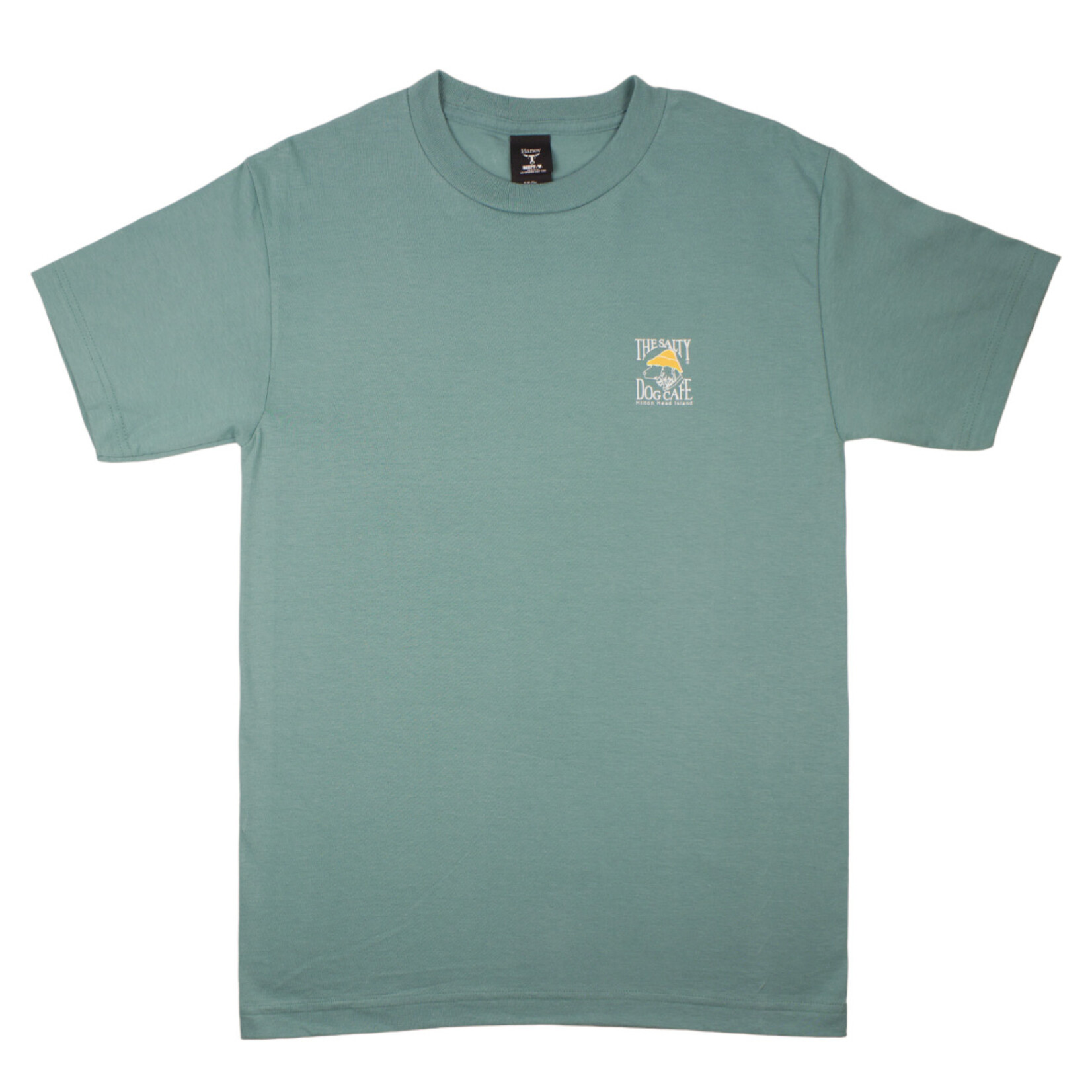Hanes Beefy S/S Green Clay