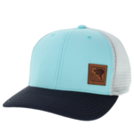 BW Hat - Leather Patch Mid-Pro Trucker, Mint/Navy