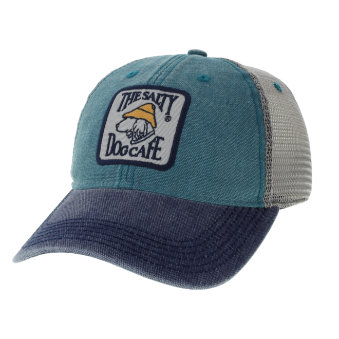 Hat - Dashboard Trucker, Marine/Navy/Grey - Salty Dog T-Shirt Factory