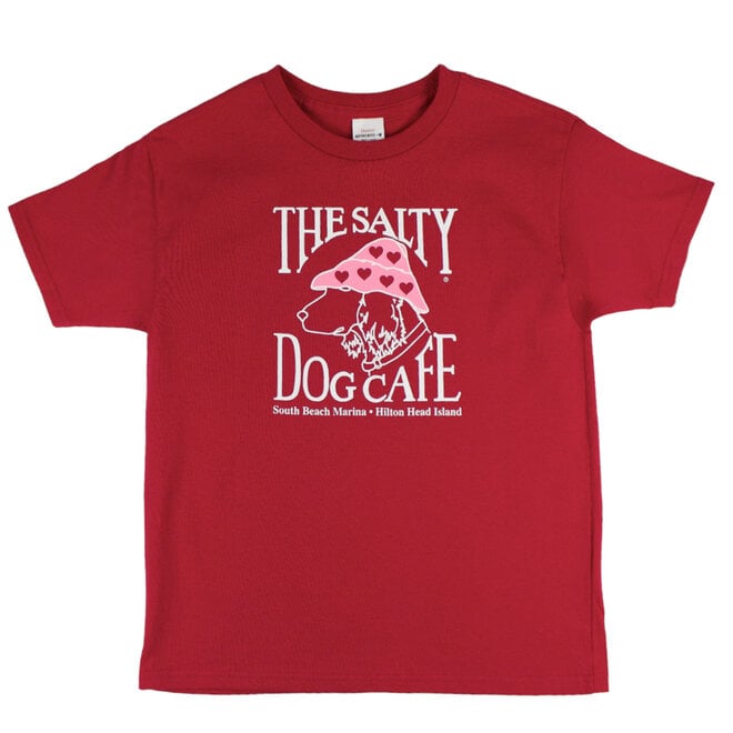 Youth Love Dog S/S Deep Red