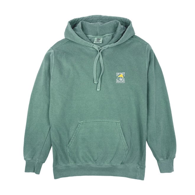 Hooded-Stonewash Light Green