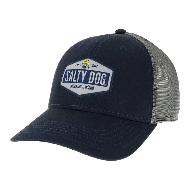 Hat - Youth Route 278 Trucker, Navy/Grey