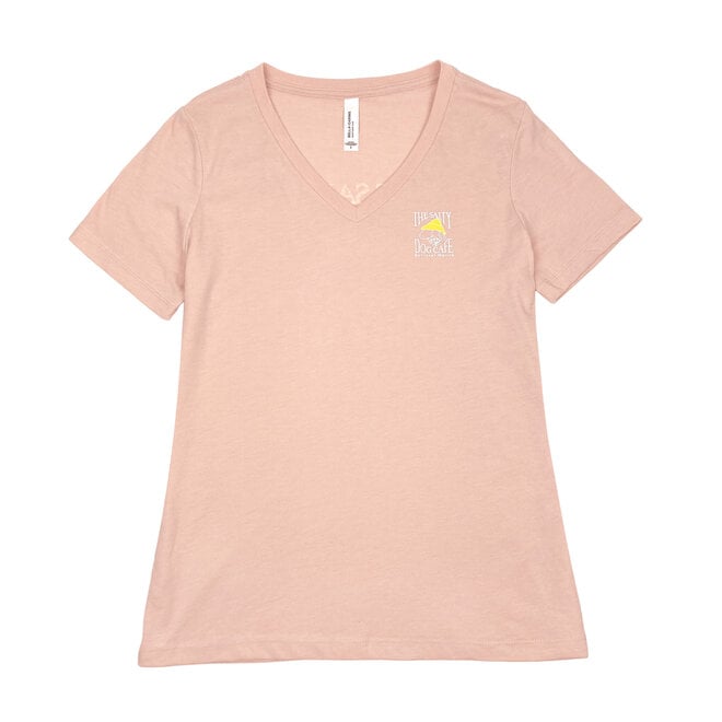 Charleston Women's V-Neck S/S Heather Peach