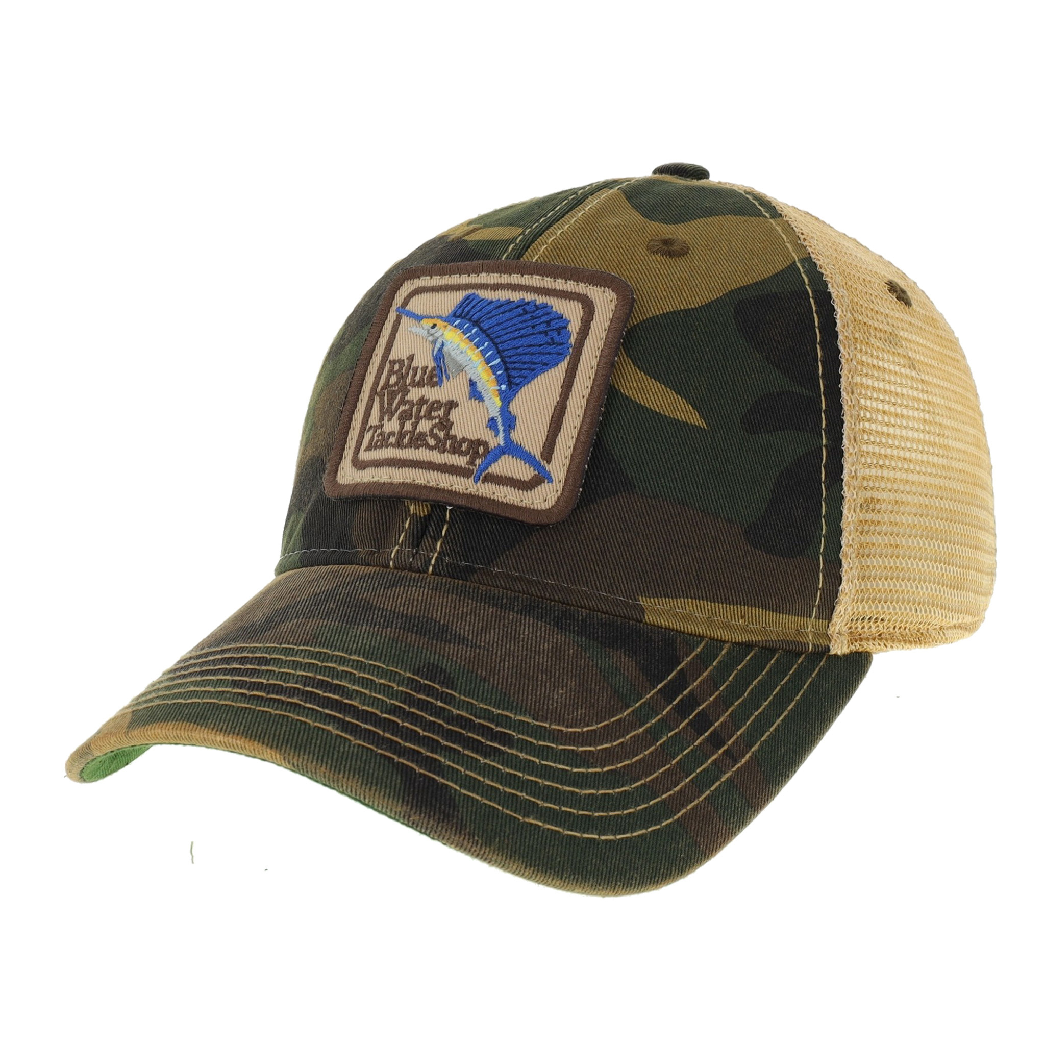 BW Hat - Old Favorite Trucker, Camo, Adult - Salty Dog T-Shirt Factory