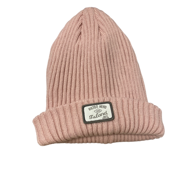 Beanie - Rib Knit, Hush Pink