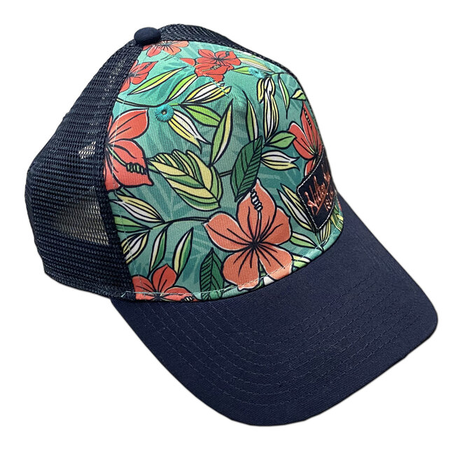 Hat - Floral Trucker