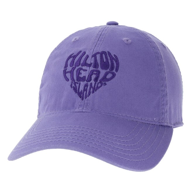 HHI Heart Hat - Relaxed Twill, Lavender