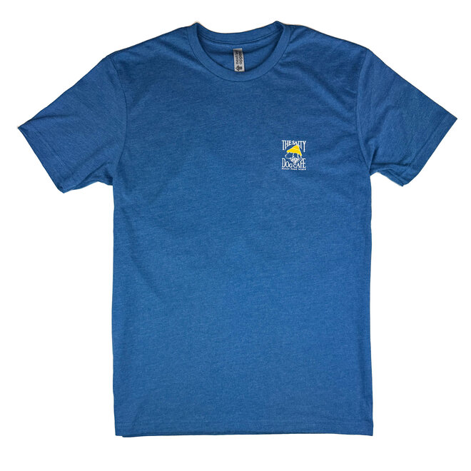 Sueded S/S Heather Cool Blue