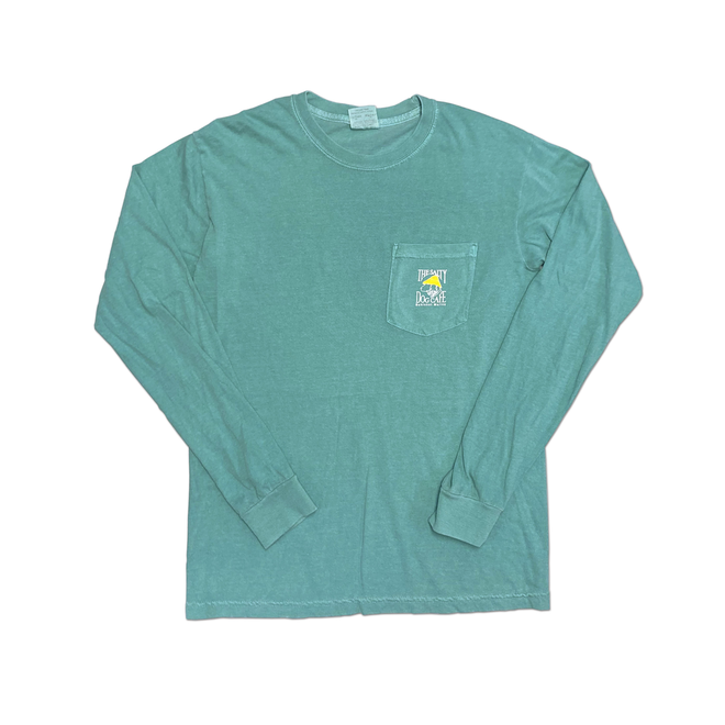 Charleston Comfort Colors L/S-Pocket Seafoam