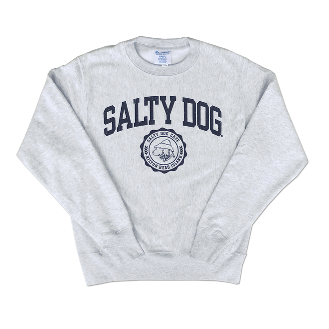 Sweatshirt-Rev Weave Silver Grey