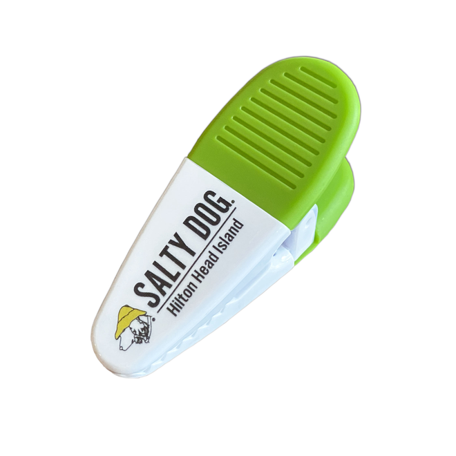 Fridge Clip, White/Green