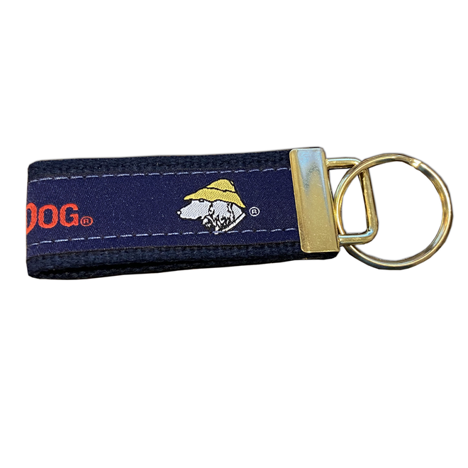 Key Chain - Nylon FOB, Navy
