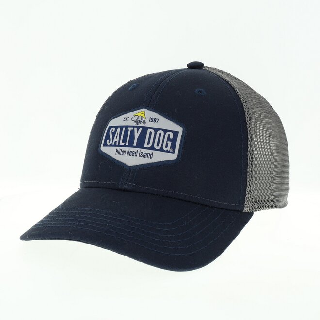 Hat - Youth Route 278 Trucker, Navy/Grey