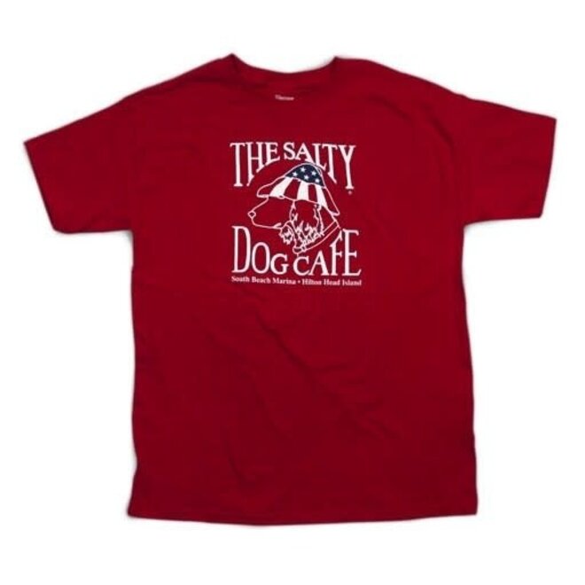 Youth Patriot Dog S/S Deep Red