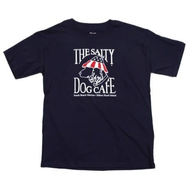 Youth Patriot Dog S/S Navy