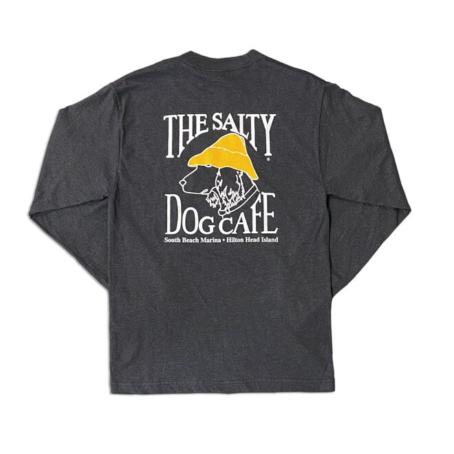 Hanes Beefy L/S Charcoal Heather