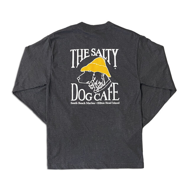 Hanes Beefy L/S Charcoal Heather