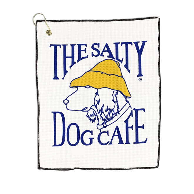 Golf Towel - Waffle, White