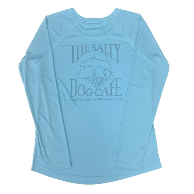 Women's Performance L/S Water Blue