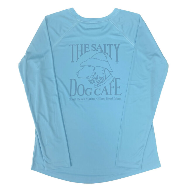 Women's Performance L/S Water Blue