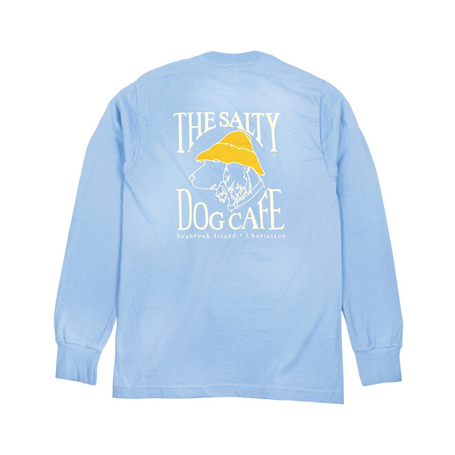 Charleston Hanes Beefy L/S Light Blue