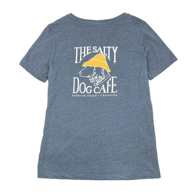 Charleston Women's V-Neck S/S Heather Slate