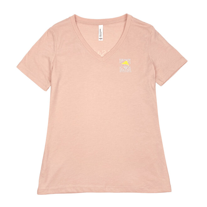 Charleston Women's V-Neck S/S Heather Peach