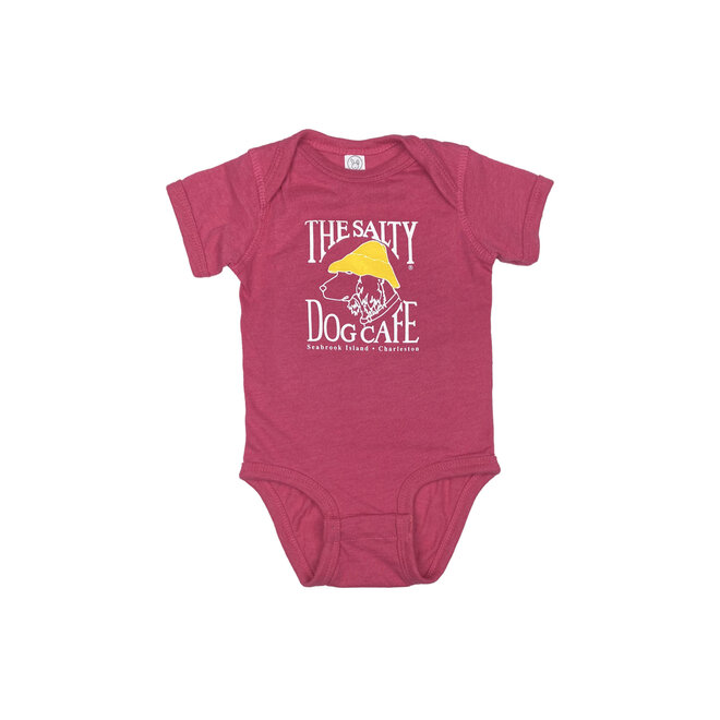 Charleston Infant Romper Vintage Hot Pink