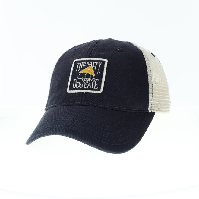 Charleston Hat - Youth Gameday Trucker, Navy/White