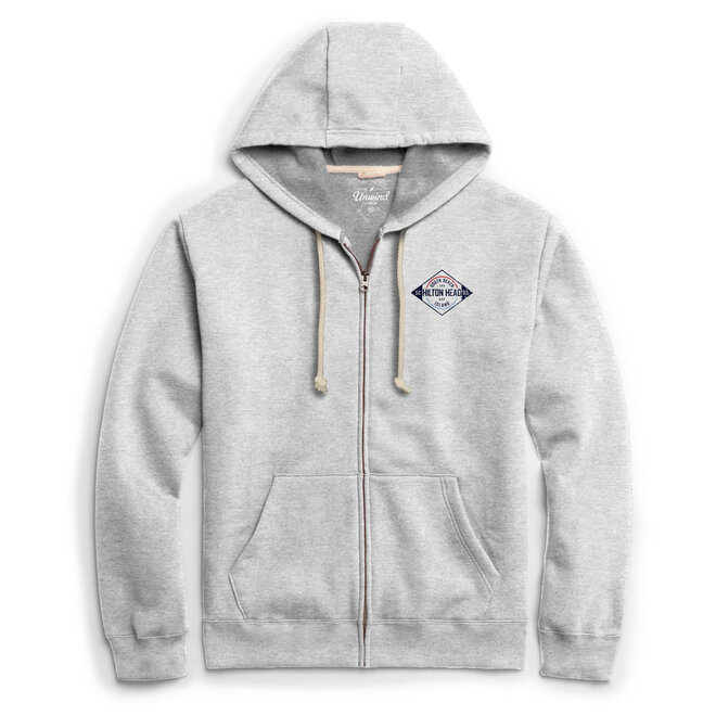 Modern Diamond  Full Zip Hood Classic Oxford