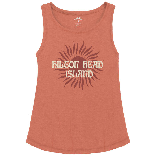 Trapeze Tank Heather Apricot
