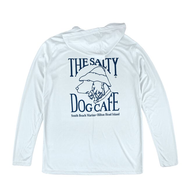 Hooded Performance L/S Pearl Grey
